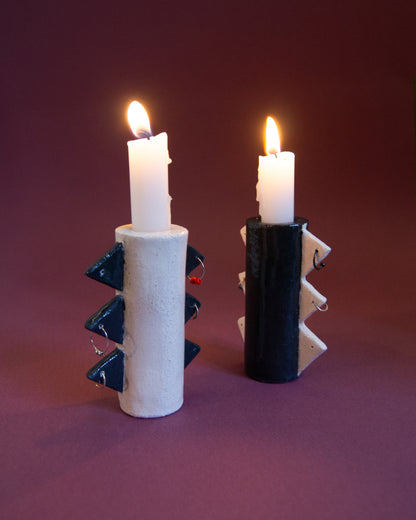 Zig zag candleholder